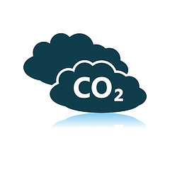 Image showing CO 2 Cloud Icon