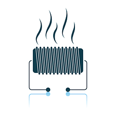 Image showing Electrical Heater Icon