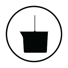 Image showing Icon of bucket