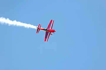 Image showing aerial acrobatics stunt flying