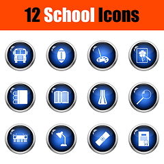 Image showing School Icon Set