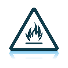 Image showing Flammable Icon