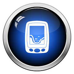 Image showing Icon Of Echo Sounder