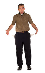 Image showing Full Body Broke Man