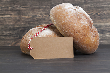 Image showing two fresh bread