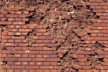 Image showing old damaged wall