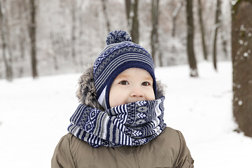 Image showing boy in the winter season