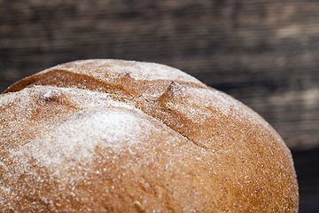 Image showing fresh round rye bread