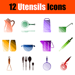 Image showing Utensils Icon Set