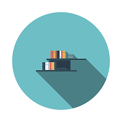 Image showing Wall Bookshelf Icon