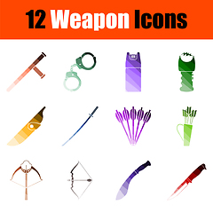 Image showing Weapon Icon Set