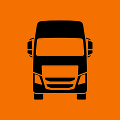 Image showing Truck icon front view