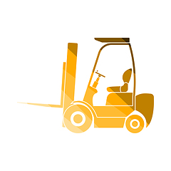 Image showing Warehouse Forklift Icon