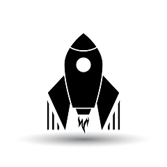 Image showing Startup Rocket Icon