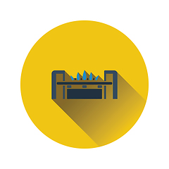 Image showing Gas burner icon