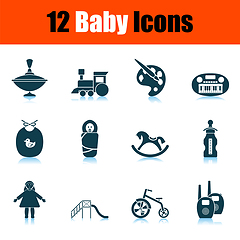 Image showing Baby Icon Set
