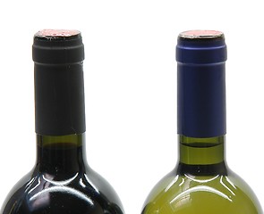 Image showing Two Wine Bottles