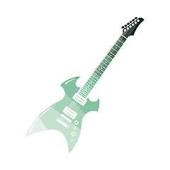 Image showing Electric guitar icon