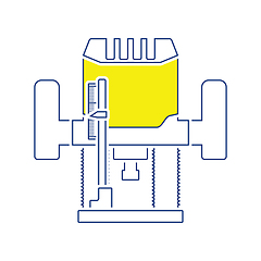 Image showing Icon of plunger milling cutter