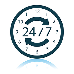 Image showing 24 Hour Icon