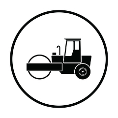 Image showing Icon of road roller