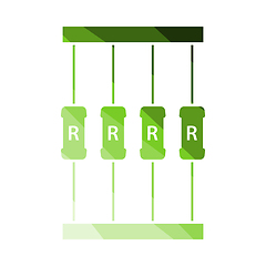 Image showing Resistor Tape Icon