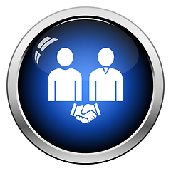 Image showing Two Man Making Deal Icon