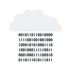 Image showing Cloud Data Stream Icon