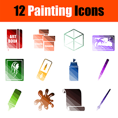 Image showing Painting Icon Set