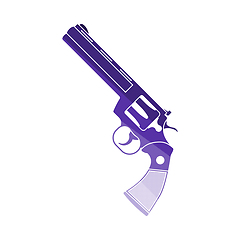 Image showing Revolver Gun Icon