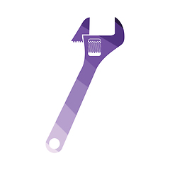 Image showing Adjustable wrench  icon