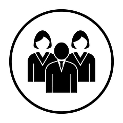 Image showing Corporate Team Icon