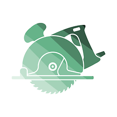 Image showing Circular saw icon