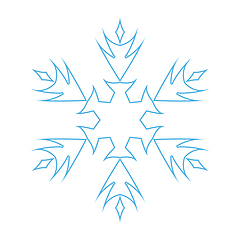 Image showing Snowflake ornate