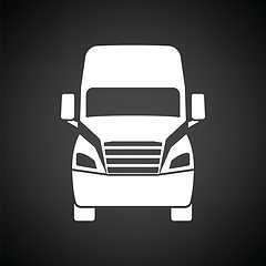 Image showing Truck icon front view