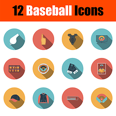 Image showing Baseball Icon Set