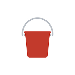 Image showing Icon of bucket