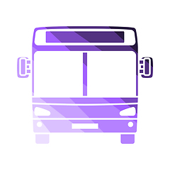 Image showing City Bus Icon Front View