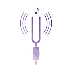 Image showing Tuning fork icon