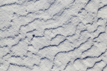 Image showing wavy snowy surface