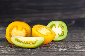 Image showing cut into half tomato