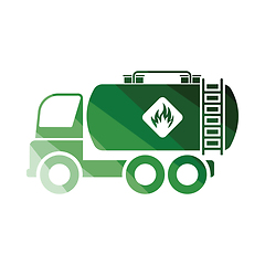 Image showing Oil truck icon