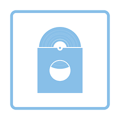 Image showing Vinyl record in envelope icon