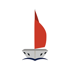 Image showing Sail Yacht Icon