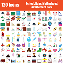 Image showing Set of 120 Icons