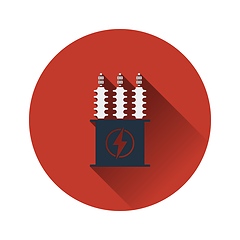 Image showing Electric transformer icon