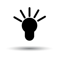 Image showing Idea Lamp Icon