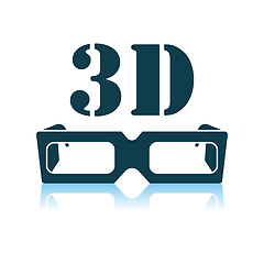 Image showing 3d Goggle Icon