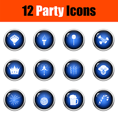 Image showing Party Icon Set