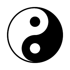 Image showing Yin And Yang Icon